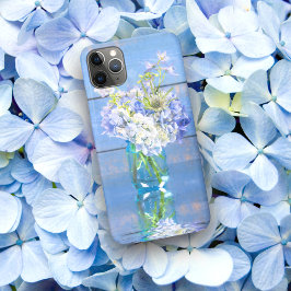 Lavender & Periwinkle Hydrangea Rustic Vase iPhone 11 Pro Max Hoesje