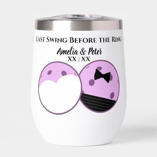 Lavender Pickleballs Gown et Tuxedo (Avant)