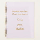 Lavender pink gold inspirational quote 2026 (Devant)