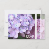 ©Lavender & Pink Hydrangeas Wedding RSVP (Devant)