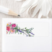 Lavender Pink Wilde Roos en Eucalyptus Etiket (Insitu)