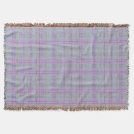 Lavender Plaid Harmony  Deken