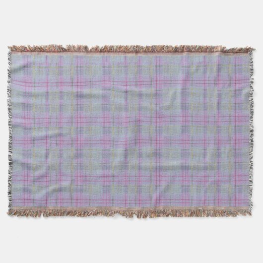 Lavender Plaid Harmony Deken (Voorkant)