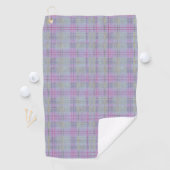 Lavender Plaid Harmony  Golfhanddoek (Insitu)