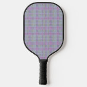 Lavender Plaid Harmony Pickleball Paddle (Achterkant)
