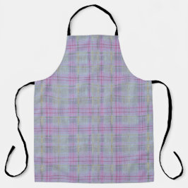 Lavender Plaid Harmony  Schort
