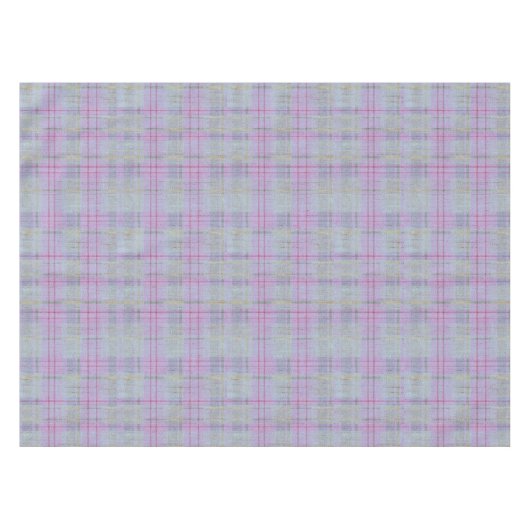 Lavender Plaid Harmony Tafelkleed (Voorkant (Horizontaal))