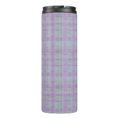 Lavender Plaid Harmony  Thermosbeker (Achterkant)