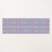 Lavender Plaid Harmony Yogamat (Voorkant (horizontaal))