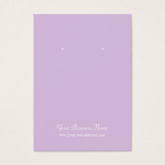 Lavender Plain Simple Custom Oorsprongskaart Visitekaartje