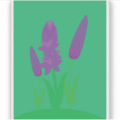 Lavender Plants Sticker (Voorkant)