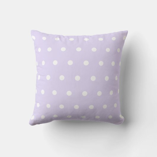 Lavender Polka Dot Kussen (Achterkant)