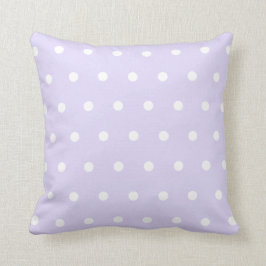 Lavender Polka Dot Kussen