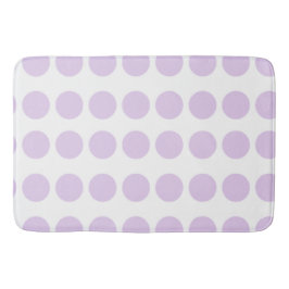 Lavender Polka Dots Design Badmat