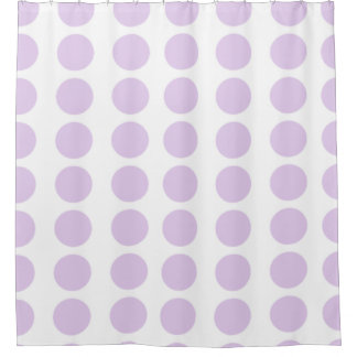 Lavender Polka Dots Design Douchegordijn