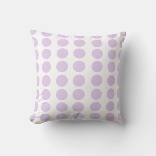 Lavender Polka Dots Design Kussen (Voorkant)