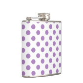 Lavender polka stipt wit heupfles (Rechts)