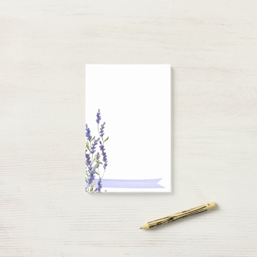 Lavender Post-it® Notes (Op bureau)