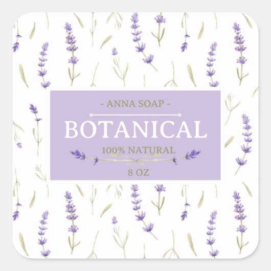 Lavender Product Stickers (Voorkant)