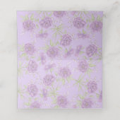 Lavender Purple Rose Wedding (Binnenkant ongevouwen)