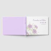 Lavender Purple Rose Wedding Gastenboek (Volledig)