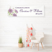 Lavender Purple Rose Wedding Spandoek (Insitu)