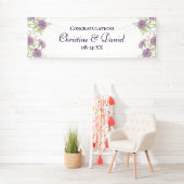 Lavender Purple Rose Wedding Spandoek (Insitu)
