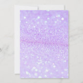 Lavender Quinceanera Kaart (Achterkant)