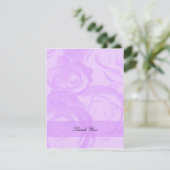 Lavender Quinceanera Merci Invitation (Debout devant)