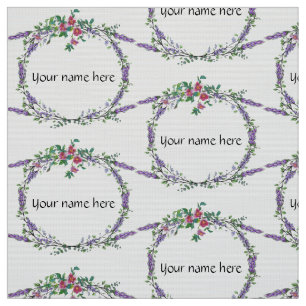 Lavender Red Rose en Eucalyptus Stof
