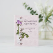 Lavender Roos Wedding Suite Kaart (Staand voorkant)