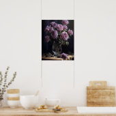 Lavender Rose Flowers Art Imprimer Poster (Cuisine)