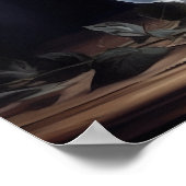 Lavender Rose Flowers Art Imprimer Poster (Coin)