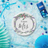 Lavender,  Rozen, Eucalyptus Future Mrs. Papieren Bordje (Feest)