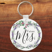 Lavender,  Rozen, Eucalyptus, Future Mrs. Sleutelhanger (Voorkant)