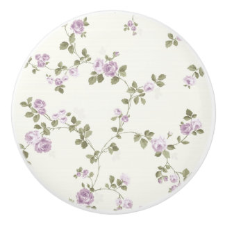Lavender Rozen Shabby Dresser Drawer Knoopt Pulls Keramische Knop