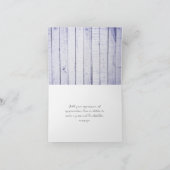 Lavender Rustic Monogram Mariage Merci (Intérieur)