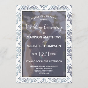 Lavender Sage Virtual Wedding Livestream Weddensch Kaart
