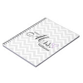 Lavender Scribble Heart Future Mrs Wedding Notitieboek (Linkerzijde)