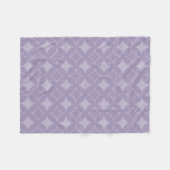 Lavender shippo-patroon fleece deken (Voorkant (Horizontaal))