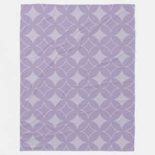 Lavender shippo-patroon fleece deken