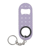 Lavender shippo-patroon mini flessenopener (Voorkant)