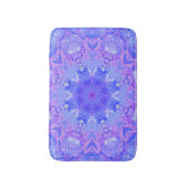 Lavender Sky Blue Paars Sparkle Damask Badmat (Voorkant Verticaal)
