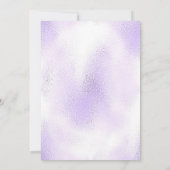 Lavender Sneaker Ball Birthday Party Invitation Kaart (Achterkant)