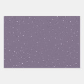 Lavender Snowflake sneeuwwinterkerstFeestdagen Inpakpapier Vel (Voorkant 2)