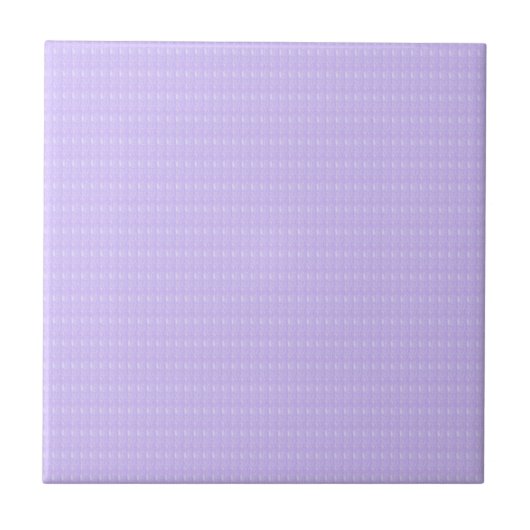 Lavender Solid with Texture Print Tile Tegeltje (Voorkant)