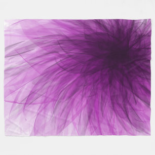 Lavender Spiral - Fleece Blanket