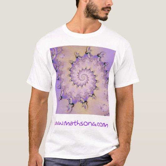 Lavender Spirals T-shirt (Voorkant)