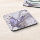 Lavender Splash Bier Onderzetter (Linkerzijde)