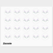 Lavender Sprig Envelope Seals Ronde Sticker (Vel)